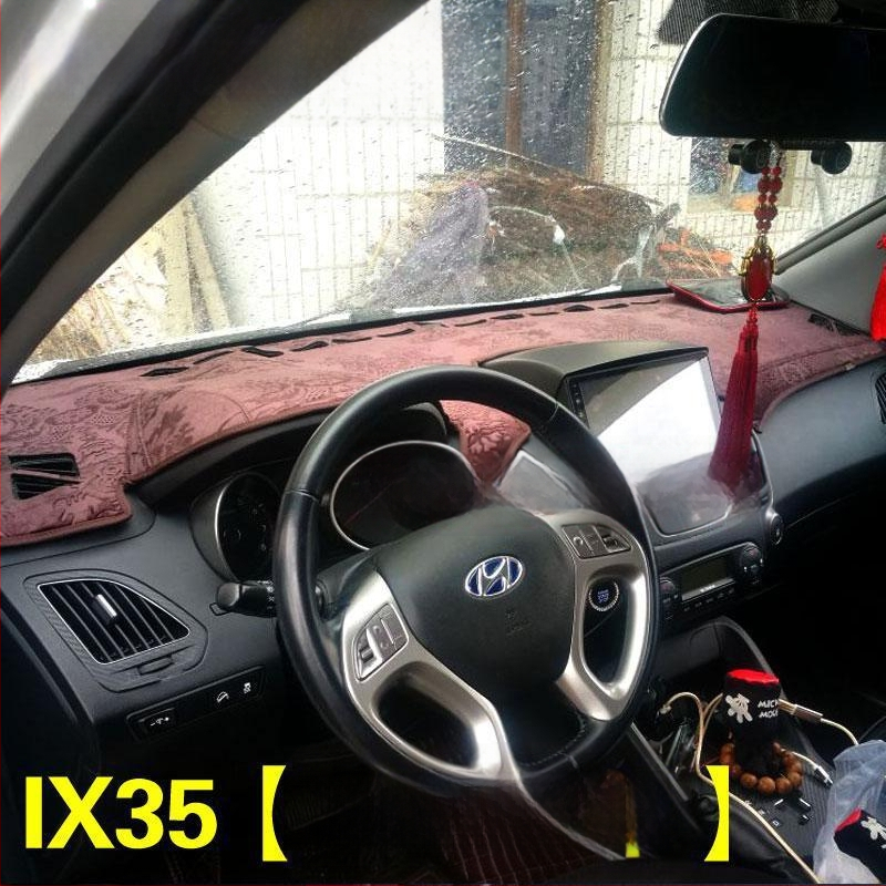 Μάτ προστασίας ταμπλό αυτοκινήτου για Hyundai ix35 – βελούδινο υλικό, μόνωση θερμότητας, εκτυπωμένο λογότυπο, εξουσιοδοτημένη ιδιωτική μάρκα