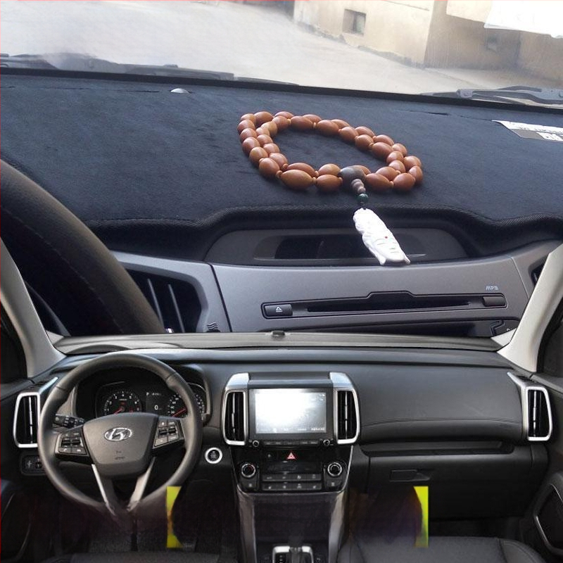 Μάτ προστασίας ταμπλό αυτοκινήτου για Hyundai ix35 – βελούδινο υλικό, μόνωση θερμότητας, εκτυπωμένο λογότυπο, εξουσιοδοτημένη ιδιωτική μάρκα