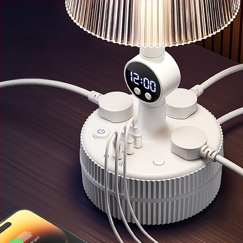 Φωτιστικό επιτραπέζιο υπνοδωματίου με φωνητικό έλεγχο, πλαστική σκιά λαμπτήρα, τροφοδοσία από πρίζα, CRI ≥95, τάση ≤36V