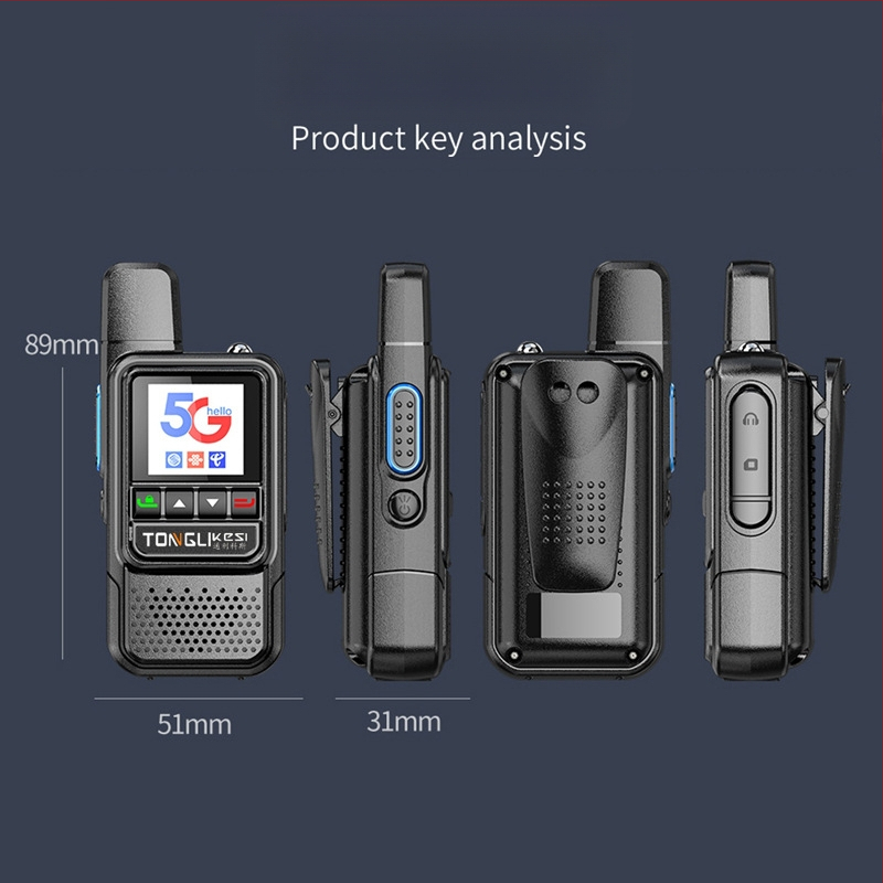 Tricos kézi adó-vevő >50 km hatótáv, 200 csatorna, RF kimeneti teljesítmény 1 W, 6800 mAh-s akkumulátor.