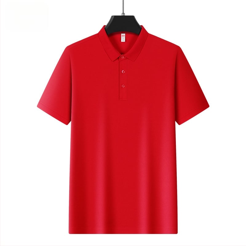 Ανδρικό πόλο από Ice Silk, κοντά μανίκια, 96% πολυεστέρας