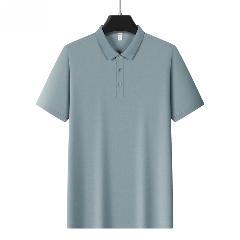 Ανδρικό πόλο από Ice Silk, κοντά μανίκια, 96% πολυεστέρας