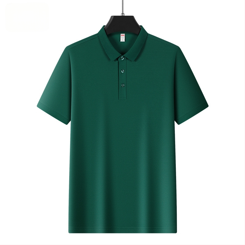 Ανδρικό πόλο από Ice Silk, κοντά μανίκια, 96% πολυεστέρας