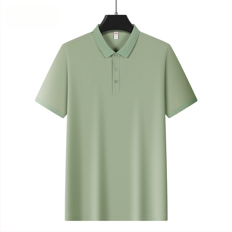 Ανδρικό πόλο από Ice Silk, κοντά μανίκια, 96% πολυεστέρας