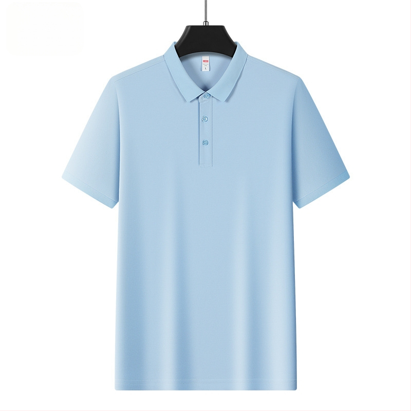 Ανδρικό πόλο από Ice Silk, κοντά μανίκια, 96% πολυεστέρας