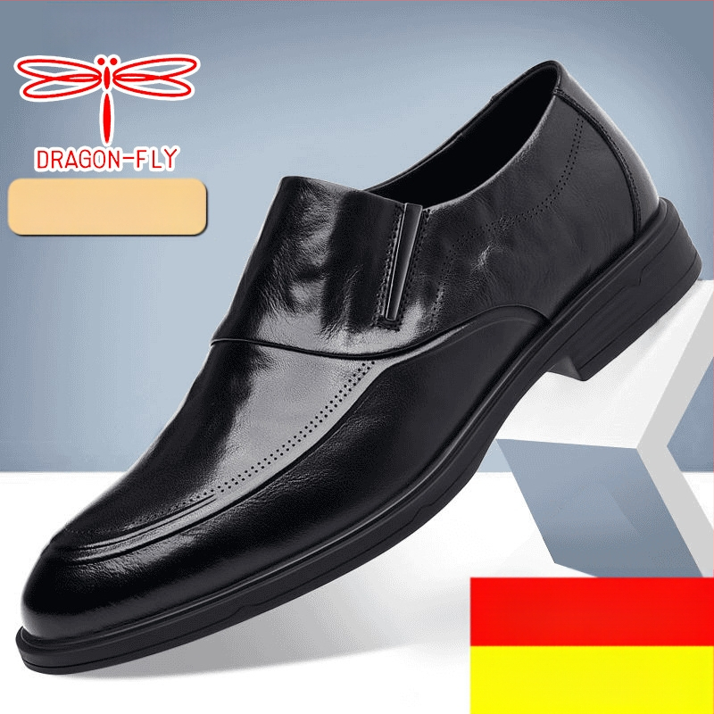 Pantofi bărbați cu vârf ascuțit, din velur de vacă, talpă vulcanizată, branț din lână, căptușeală din piele de cerb, stil retro