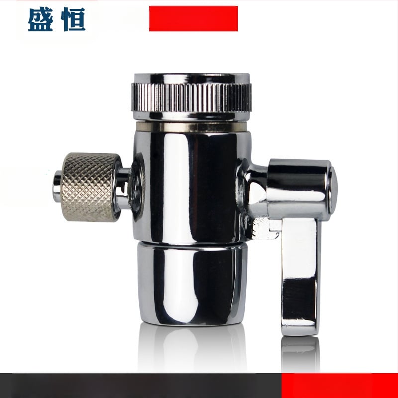 Клапан за превключване на филтър за пречистване на вода, меден, електроплатен, водоразделител, 100°C