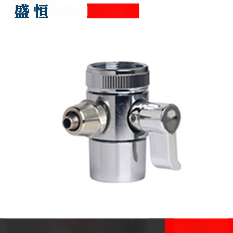 Клапан за превключване на филтър за пречистване на вода, меден, електроплатен, водоразделител, 100°C