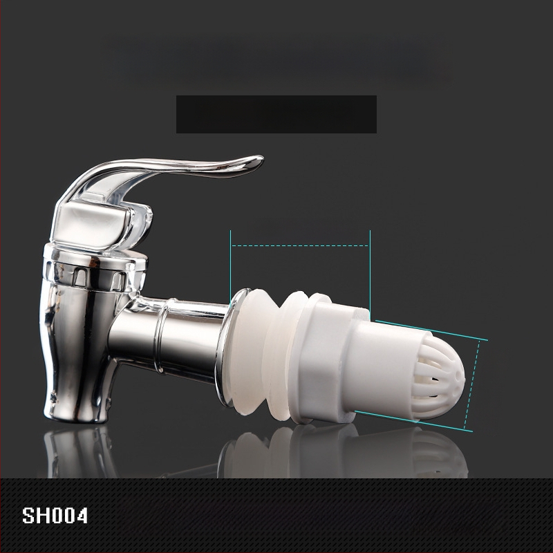 Vinový kohútik z nehrdzavejúcej ocele s filtrom - 304, keramický diskový ventil, priemer sedla 20 mm, vstupný/výstupný priemer potrubia 20 mm, brúsený povrch