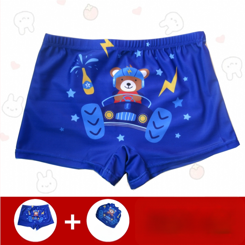 Slipuri de baie pentru băieți – Hai Shilin, poliester 88%, greutate 300 g/m², stil boxer