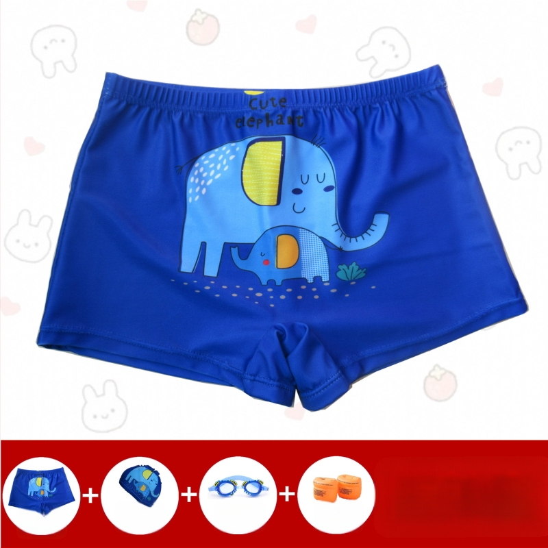 Slipuri de baie pentru băieți – Hai Shilin, poliester 88%, greutate 300 g/m², stil boxer