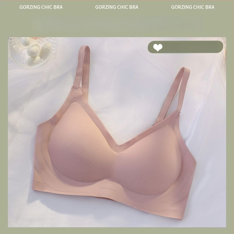 Bezšvová podprsenka s mäkkou oporou, bez drôtov, nylonový materiál 80–90%, priedušný, tvarovanie chrbta, pre ženy