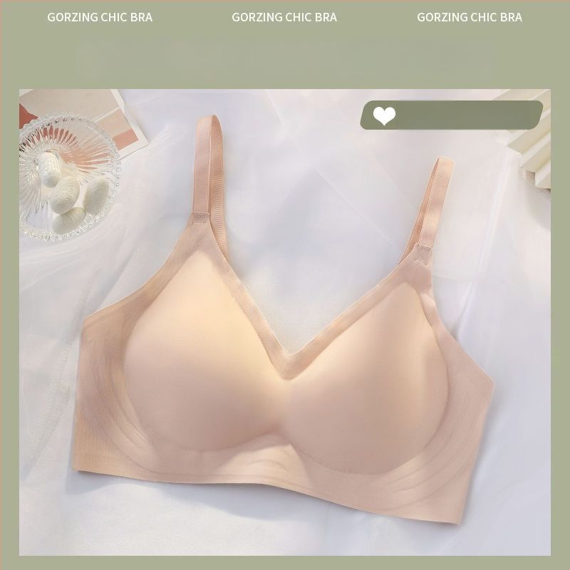 Bezšvová podprsenka s mäkkou oporou, bez drôtov, nylonový materiál 80–90%, priedušný, tvarovanie chrbta, pre ženy