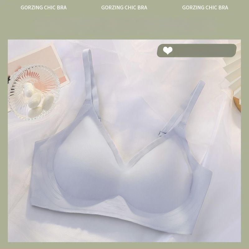 Bezšvová podprsenka s mäkkou oporou, bez drôtov, nylonový materiál 80–90%, priedušný, tvarovanie chrbta, pre ženy