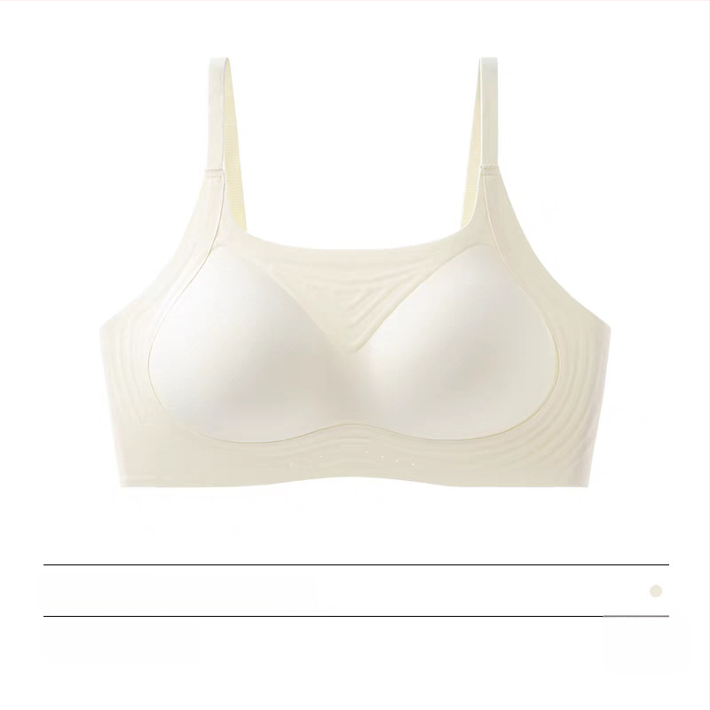 Bezšvová podprsenka s tenkými tvarovanými košíčkami, bez oceľových prvkov, pevné dvojité ramienka, vzadu trojradový háčik