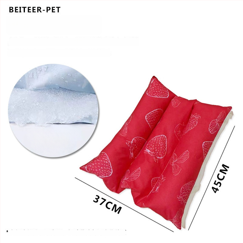 Зимна топла подложка за зайци и морски прасета – памучен мат за спане