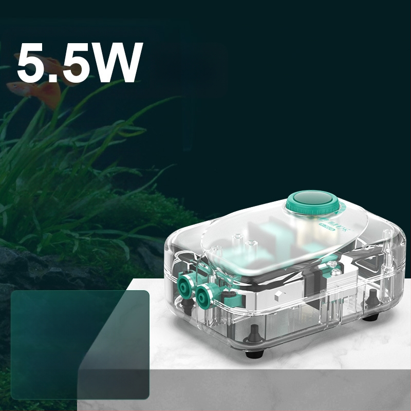 Baker akváriumi oxigénszivattyú – Csendes mechanikus oxigénellátó, Nagy teljesítmény, Nem importált, Súly 2000 g