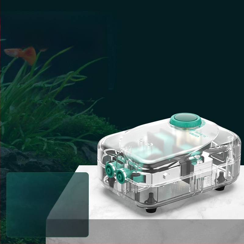 Baker akváriumi oxigénszivattyú – Csendes mechanikus oxigénellátó, Nagy teljesítmény, Nem importált, Súly 2000 g