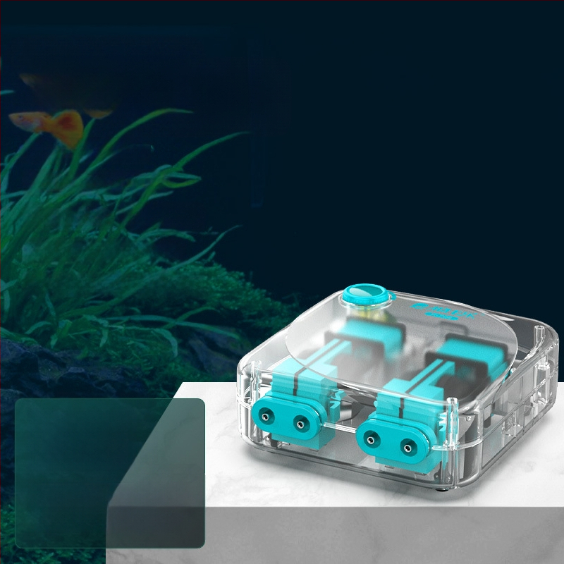 Baker akváriumi oxigénszivattyú – Csendes mechanikus oxigénellátó, Nagy teljesítmény, Nem importált, Súly 2000 g