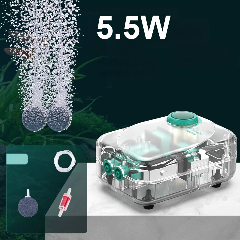 Baker akváriumi oxigénszivattyú – Csendes mechanikus oxigénellátó, Nagy teljesítmény, Nem importált, Súly 2000 g