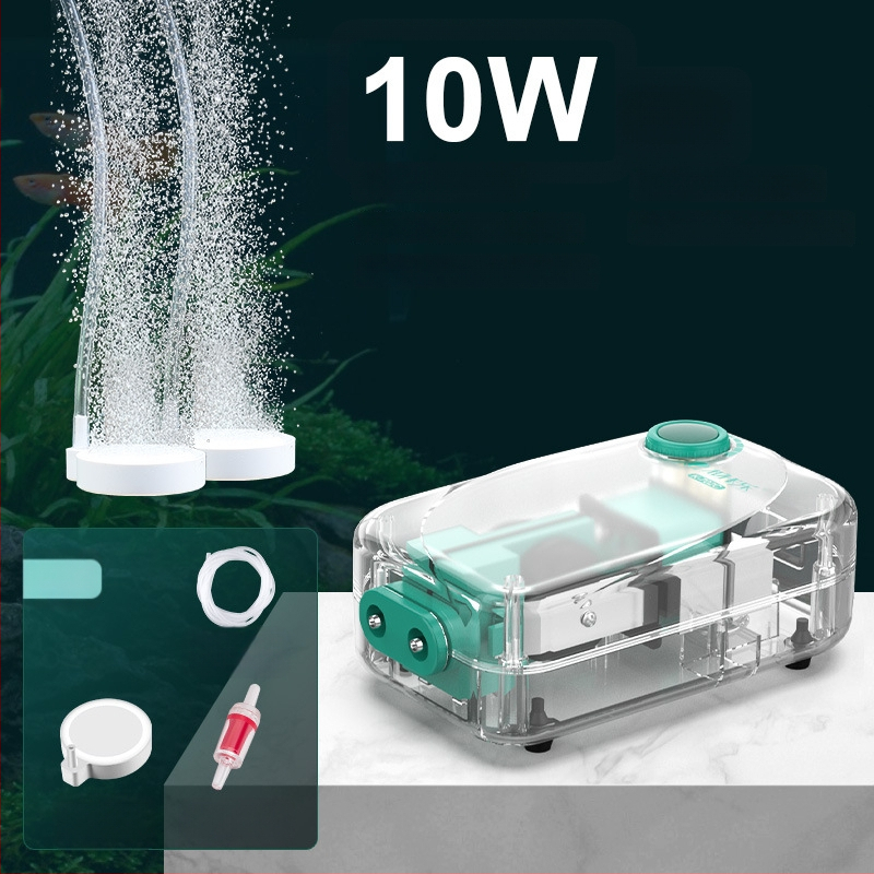 Baker akváriumi oxigénszivattyú – Csendes mechanikus oxigénellátó, Nagy teljesítmény, Nem importált, Súly 2000 g