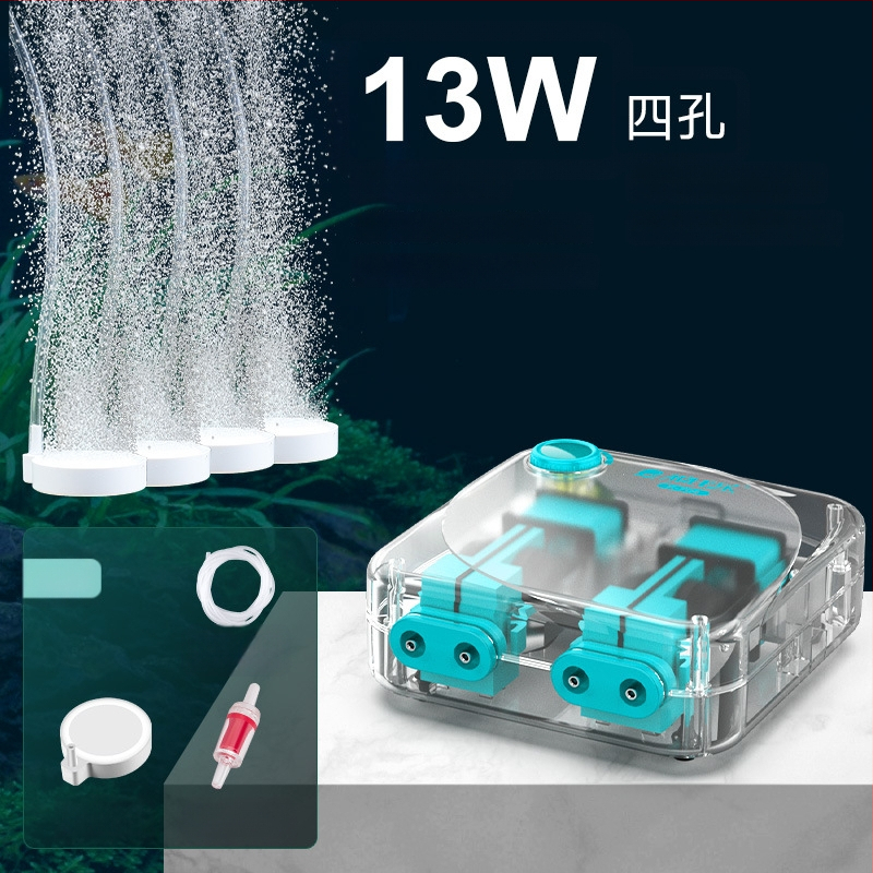 Baker akváriumi oxigénszivattyú – Csendes mechanikus oxigénellátó, Nagy teljesítmény, Nem importált, Súly 2000 g