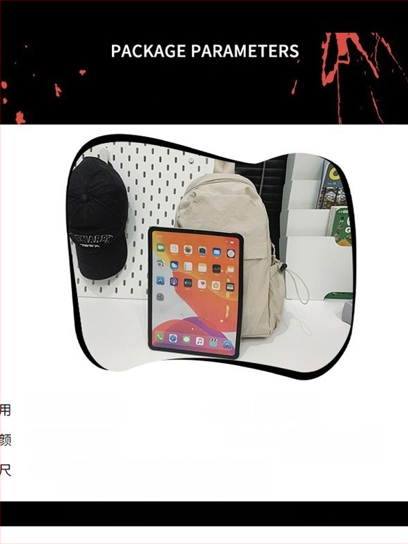 Turistický štýl kompaktný batoh – unisex, nylon, kapacita do 20 L, vrecko na 8-palcový notebook