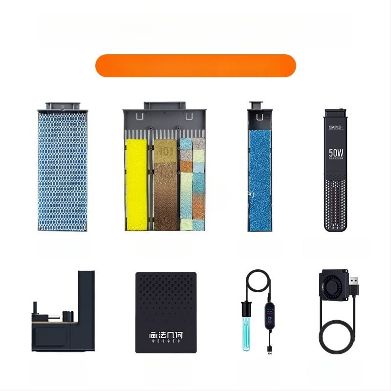 Xiaomi okos akváriumhoz szűrőmodifikáló készlet – fizikai-biokémiai melegítőkamra fejlesztése, teljes tartozékkészlet