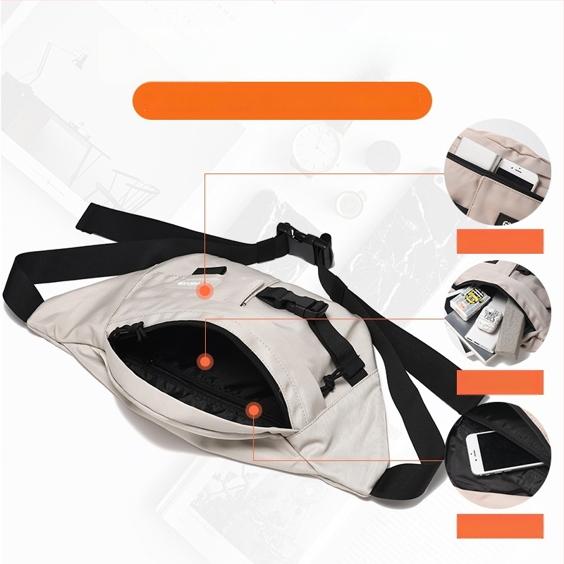 Geantă Crossbody, Unisex, material Oxford, respirabilă, impermeabilă, ultra-ușoară, Modelul 049