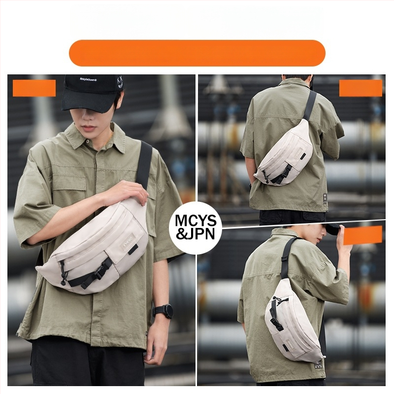 Geantă Crossbody, Unisex, material Oxford, respirabilă, impermeabilă, ultra-ușoară, Modelul 049