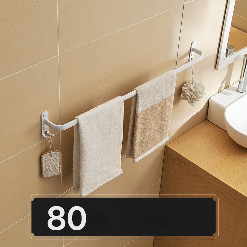 Fürdőszobai alumínium törölközőtartó – háromrétegű, 60 kg teherbírás, felület spray műanyag bevonattal