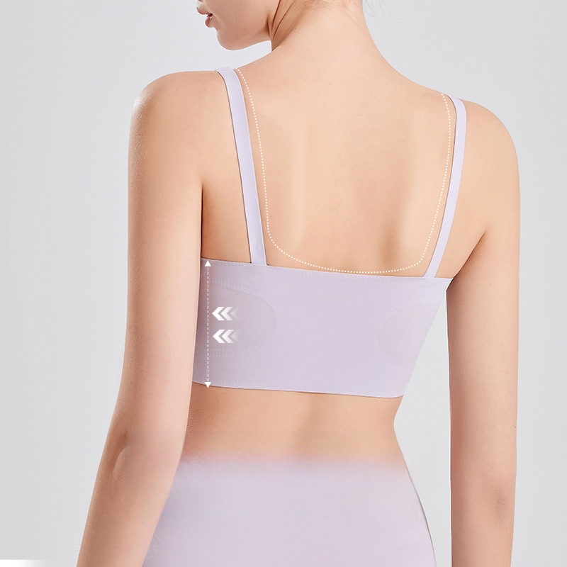 Μαιευτικό σουτιέν θηλασμού με καλουπώμενες κάψες, νάιλον ύφασμα, αποσπώμενο λαιμόκορδο, χωρίς σύρμα, κλείσιμο πίσω με τρεις σειρές