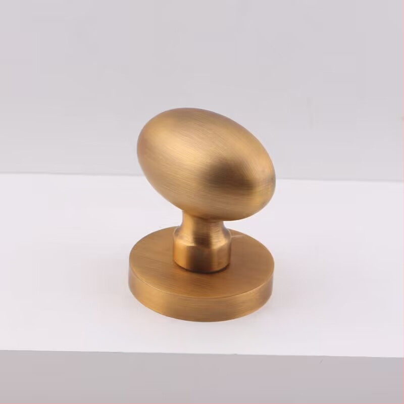 Едностранна топковидна дръжка за скрити врати, кръгла, лукс стил; за телевизионен шкаф; материал: цинкова сплав; повърхност: електропокритие; модел: едностранна топковидна дръжка