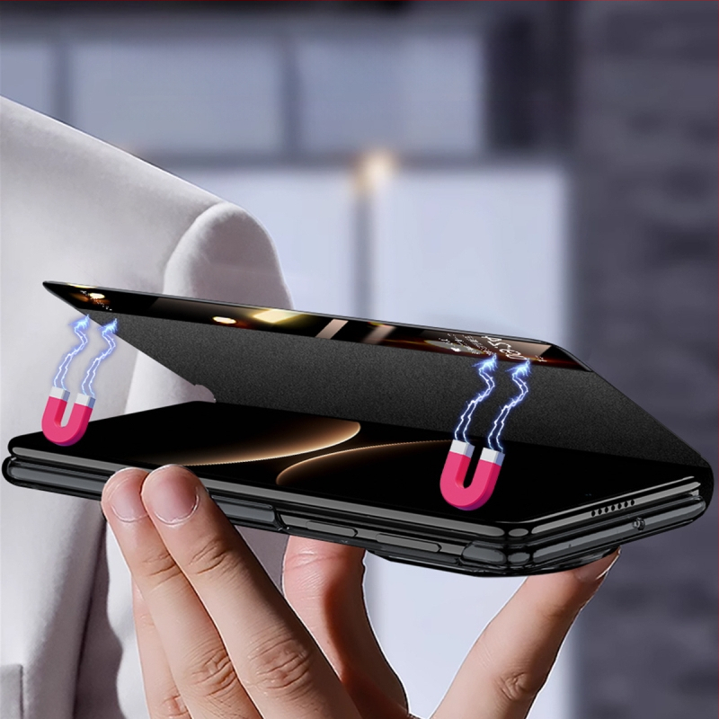 Kožený obal na Huawei Mate X7 s držiakom, Nappa textúra s dierkami, odvádzanie tepla