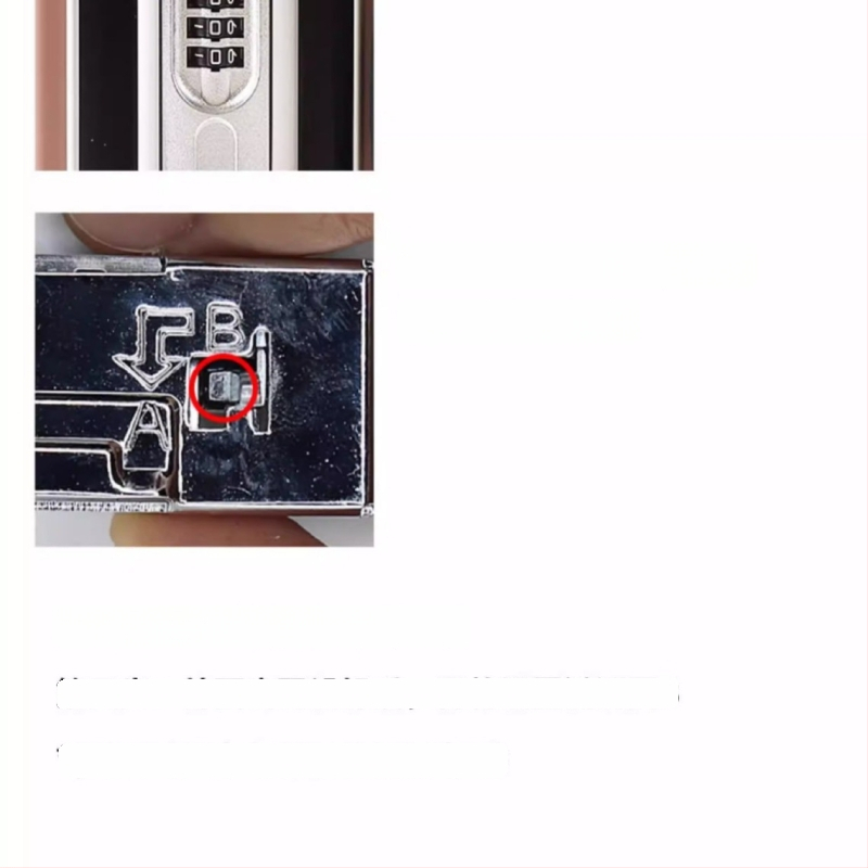 Κλειδαριά βαλίτσας με κωδικό – ABS, μοτίβο Ρόζ Κλειδί, TSA συμβατό