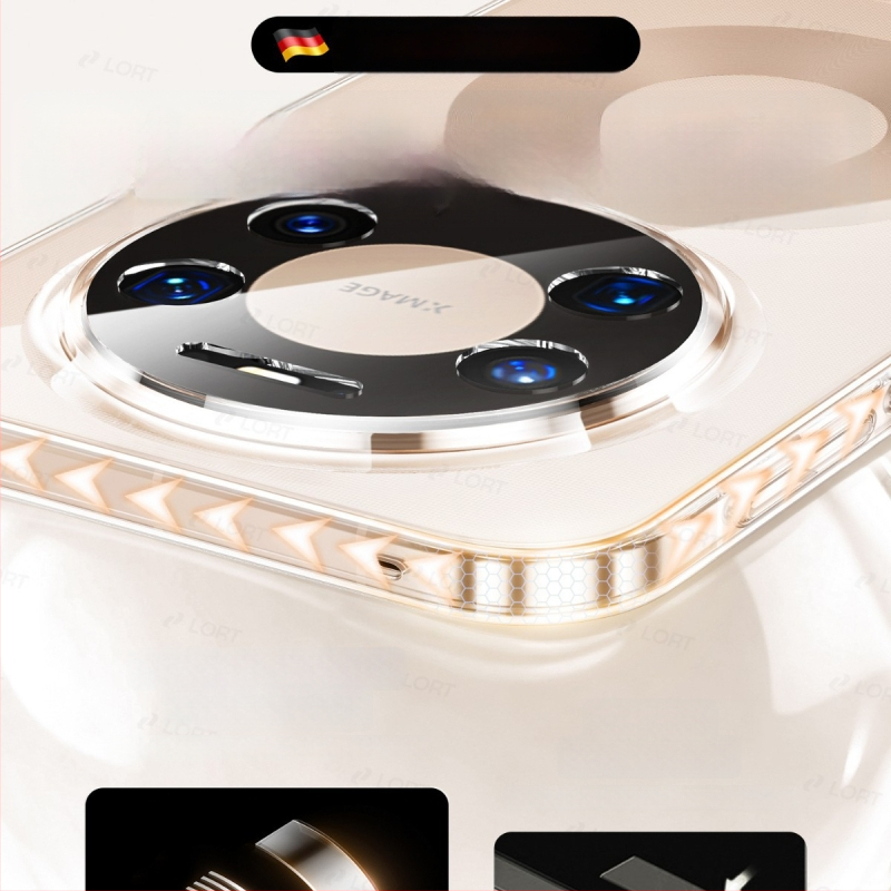 Carcasă pentru telefon Huawei Mate80 și Mate70 Pro din TPU cu suprafață electroplată, protecție totală; antișoc, antialunecare, disipare a căldurii, antibacteriană, rezistentă la praf