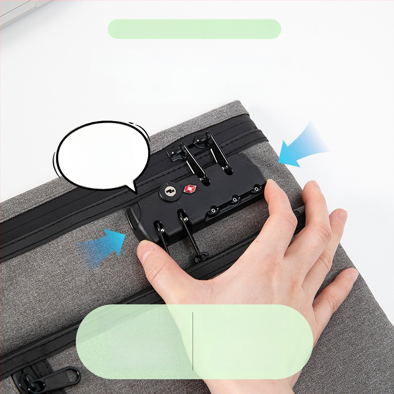 Sikadi Passport & Document Holder — Oxford Cloth, Anti-theft, Waterproof, Breathable, Polyester Lining