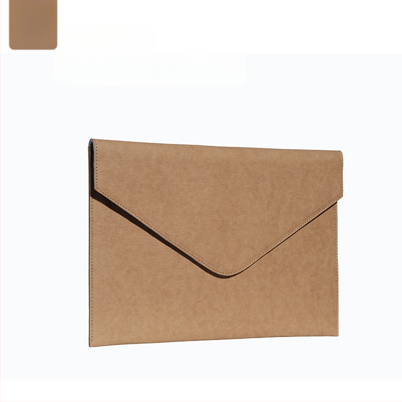 Husă pentru laptop din hârtie Kraft, compatibilă cu laptopuri de până la 16 inch, căptușită cu felt și rezistentă la șocuri