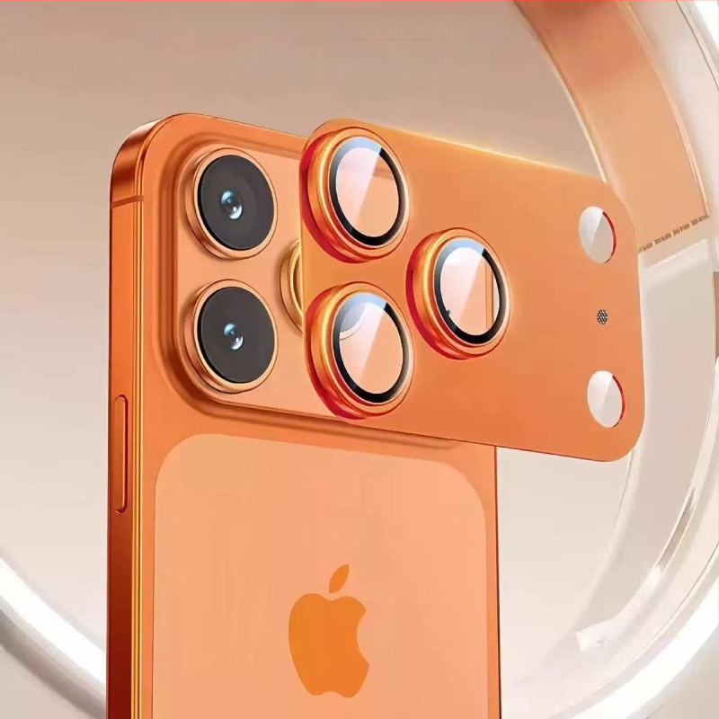 Film AR pentru lentile cu integrare metalică totală pentru dispozitive Apple (Universal) — film pentru lentile, HD, rezistent la zgârieturi, rezistent la explozii, rezistent la praf