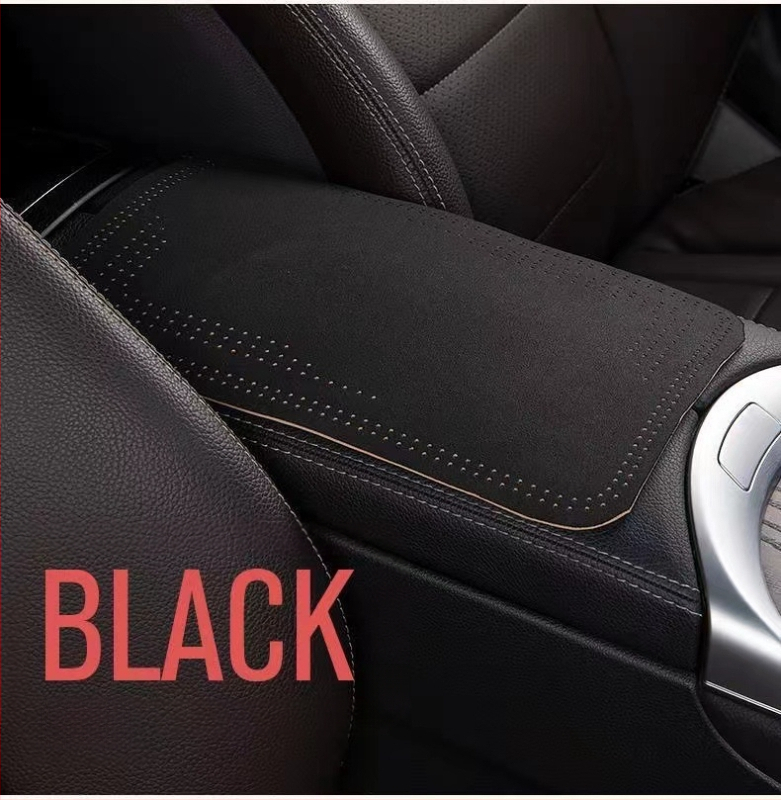 Husă pentru cotieră auto din catifea, potrivire universală, personalizabilă