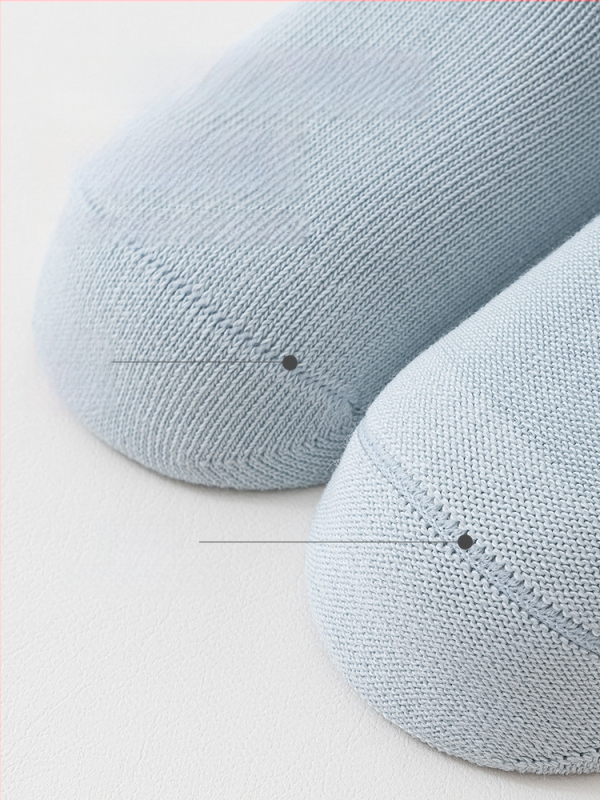 Παιδικές κάλτσες μέσου ύψους, μονόχρωμες, Jacquard πλέξη, αναπνέουσες, 96,5% βαμβάκι