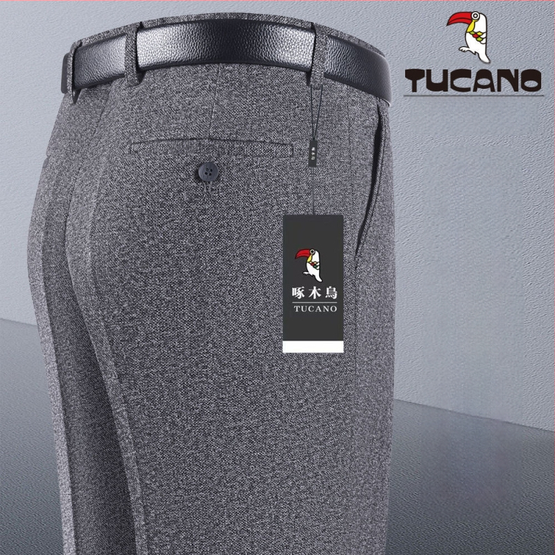 Férfi nadrág, egyenes szabás, pamut, őszi 2025