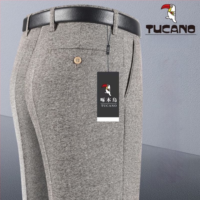 Férfi nadrág, egyenes szabás, pamut, őszi 2025