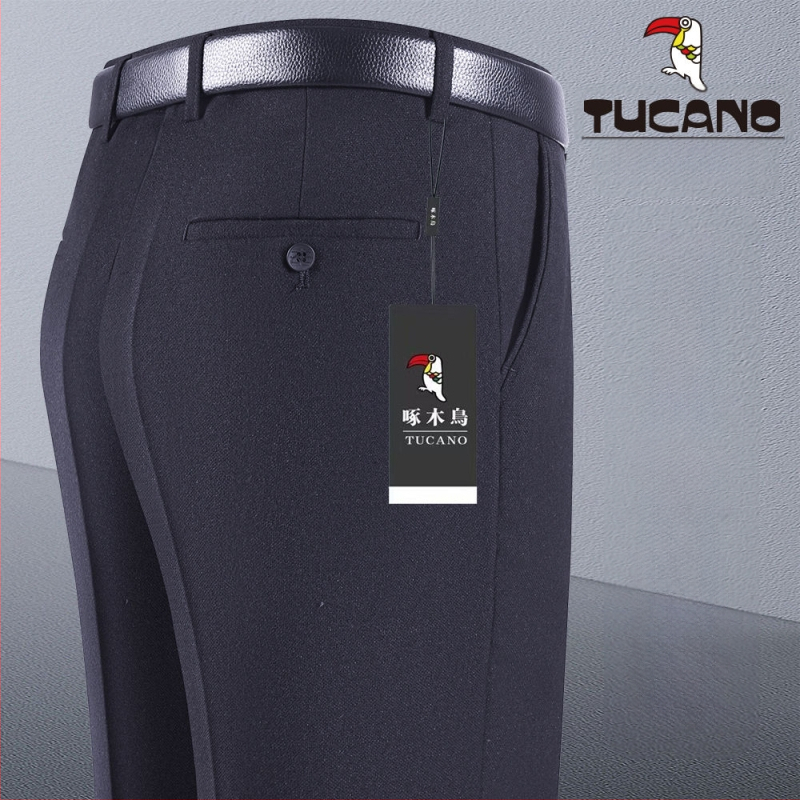 Férfi nadrág, egyenes szabás, pamut, őszi 2025