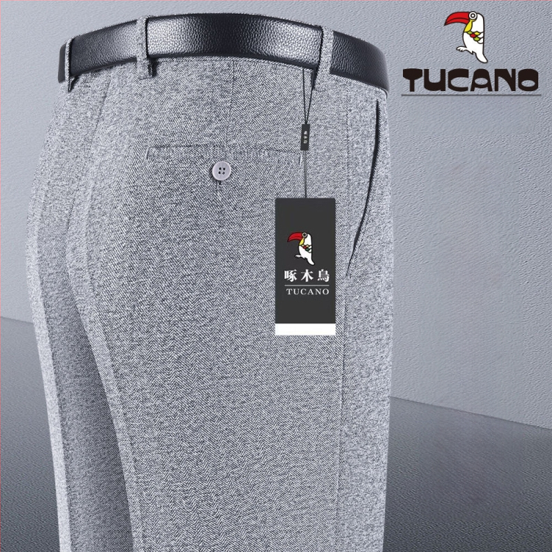 Férfi nadrág, egyenes szabás, pamut, őszi 2025