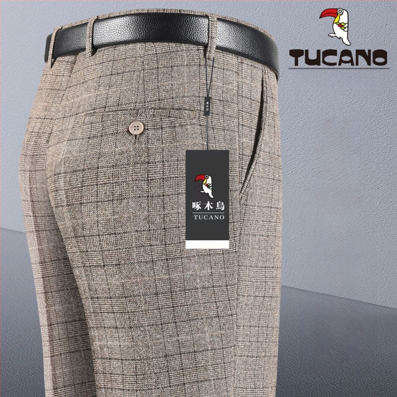 Férfi nadrág, egyenes szabás, pamut, őszi 2025