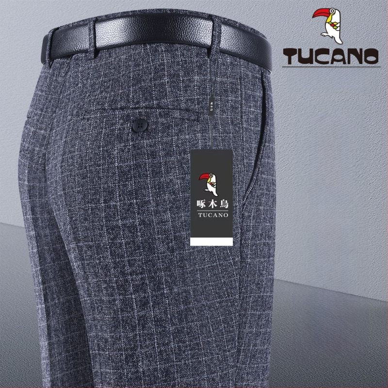 Férfi nadrág, egyenes szabás, pamut, őszi 2025