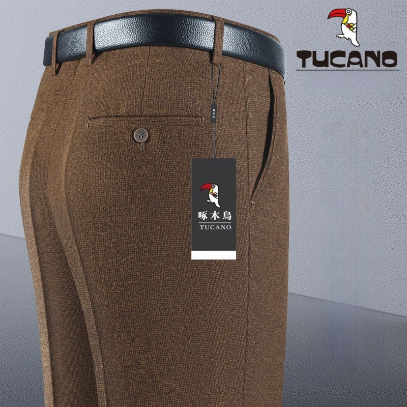 Férfi nadrág, egyenes szabás, pamut, őszi 2025