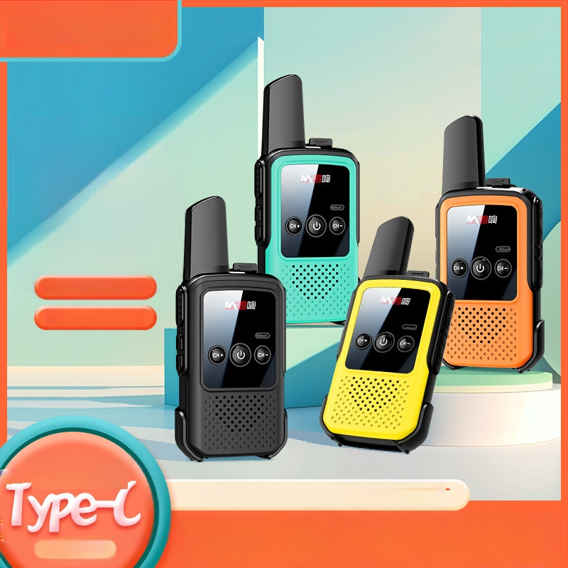 Kézi Walkie-Talkie – Mini, hosszú hatótávolság 5–10 km, 400–470 MHz, 16 csatorna, kimeneti teljesítmény 5 W