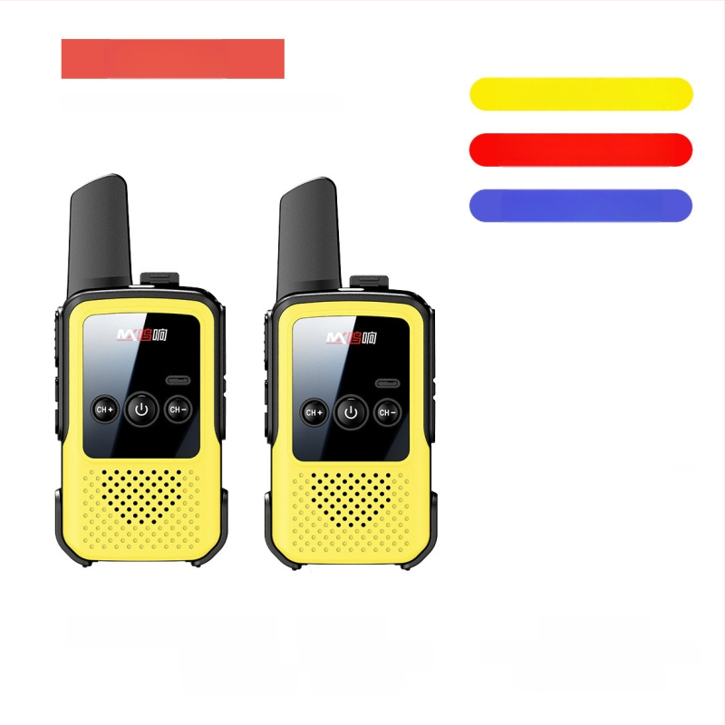 Kézi Walkie-Talkie – Mini, hosszú hatótávolság 5–10 km, 400–470 MHz, 16 csatorna, kimeneti teljesítmény 5 W